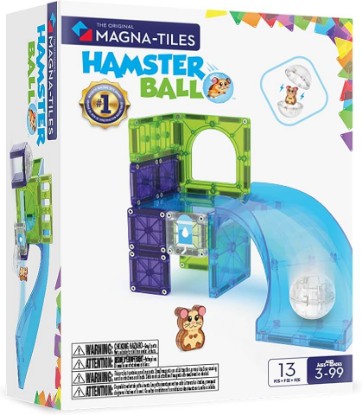 Picture of MAGNA-TILES Hamster Ball 13-Piece Magnetic Construction Set, The Original Magnetic Building Brand