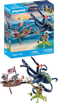 Picture of Playmobil Pirates: Battle with The Giant Octopus