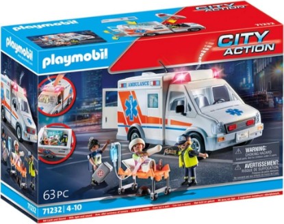 Picture of Playmobil Ambulance with Accessories and 3 Figures