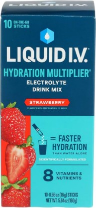 Picture of Liquid I.V. Drink Mix Electrlyt Hydrtion Mltplr Strawberry, 0.56 Ounce, 10 Pack