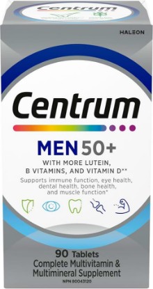 Picture of Centrum for Men 50+, 90 tabs GreenCircle Certified: Certified Environmental Facts Label