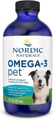 Picture of Nordic Naturals Omega-3 Pet, 1380mg Fish Oil for Dogs w/EPA DHA - 8oz | Delivers 1380 mg of omega-3s per teaspoon with EPA and DHA to support heart health, immunity, and overall vitality in dogs