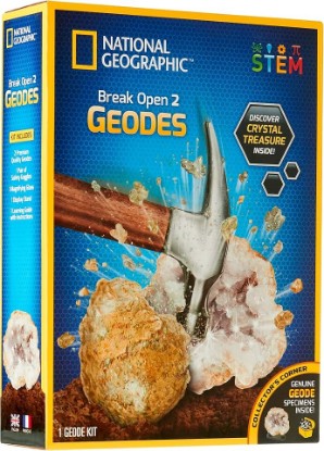 Picture of National Geographic Break Open Geodes Science Kit, 12 Pack