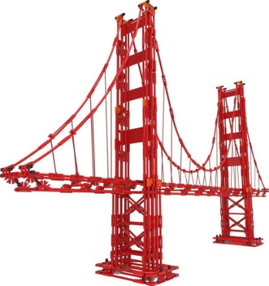 Picture of K'NEX Architecture: Golden Gate Bridge - Build IT Big - Collectible Building Set for Adults & Kids 9+ - New - 1,536 Pieces - Over 3 Feet Long - (Amazon Exclusive)