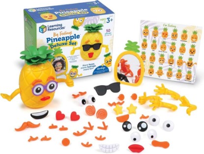 Picture of Learning Resources Big Feelings Pineapple Deluxe Set - Fine Motor Toys, Social Emotional Skills Regulation Tools for Kids, Gifts for Boys and Girls, Classroom Must Haves, Occupational Games