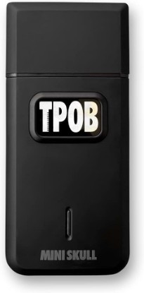 Picture of TPOB Mini Skull Single Shaver Compact Design that can fit in Your Pocket with a Turbo Charged Motor, Perfect for Both Professional and at-Home use (Black)
