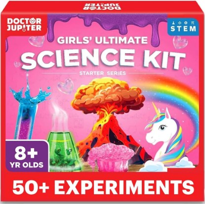 Picture of Doctor Jupiter Girls' Ultimate Science Experiments Kit for Kids Ages 8+ | Science Kits for Kids Ages 8-12, Birthday Gift Ideas for Girls 8, 9, 10, 11, 12 Year Olds, STEM Educational Toys