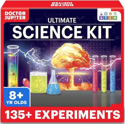 Picture of Doctor Jupiter Ultimate Science Experiments Kit for Kids Ages 8+ | Science Kits for Kids Ages 8-12, 135+ Experiments, Birthday Gift for Boys & Girls Ages 9,10,14, Learning & Educational Toy