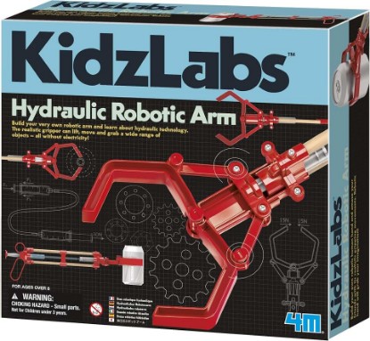 Picture of 4M Hydraulic Robot Arm Kids Science Kit, Model:4106