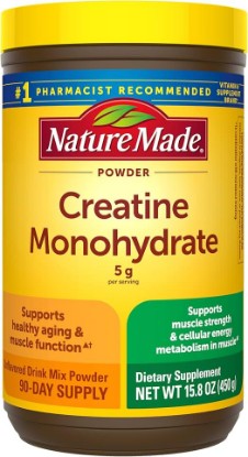 Picture of Nature Made Micronized Creatine Monohydrate Powder 5g per Serving, 450 g | Unflavored Drink Mix Powder for Muscle Support, Creatine Monohydrate Supports Muscle Recovery After Exercise, 90 Day Supply