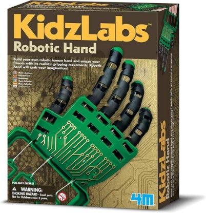 Picture of 4M Kidzlabs Robotic Hand Kit, Build Your Own Robotic Hand, For Boys & Girls Ages 8+