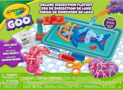 Picture of Crayola Goo Dissection Playset, ScienceThemed Slime Kit for Kids, STEM Toy, Less Mess Slime Making, DIY Arts & Crafts Set, Ages 6+