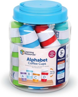 Picture of Learning Resources Alphabet Coffee Cups