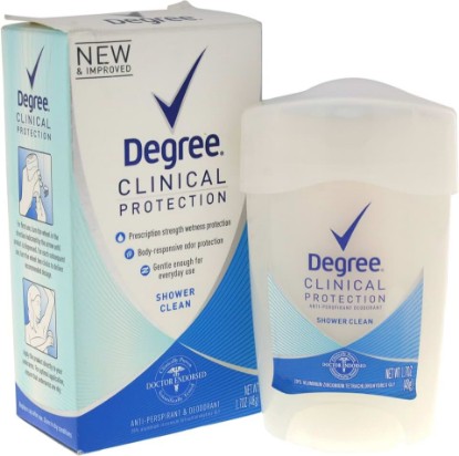Picture of Degree Women Clinical Protection Anti-Perspirant Deodorant Shower Clean 1.70 oz (Pack of 2)