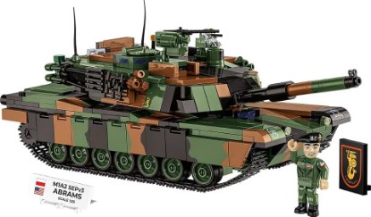 Picture of COBI Armed Forces M1A2 Abrams (PL) Tank Building Set, 1065 Pieces