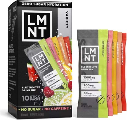 Picture of LMNTs Zero-Sugar Electrolytes Sports Drink Variety Pack - 2.1oz/10ct