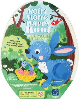 Picture of Educational Insights Hoppy Floppy's Happy Hunt - Toddler Board Games Ages 3-5, Early Learning Games for Preschoolers, Fine Motor Skills Toys for Preschool, Color-Matching Board Game