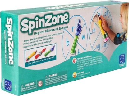 Picture of Educational Insights SpinZone Magnetic Whiteboard Spinners - Game Spinners for Classroom, DIY Game Wheel, Classroom Accessories for Dry Erase Board or Magnetic Spinner Wheel, Teacher Must-Haves