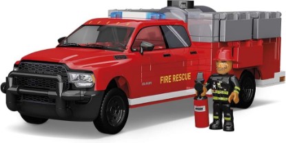 Picture of COBI Dodge RAM 3500 Fire Truck Building Set, 358 Pieces