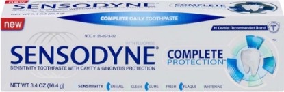 Picture of Sensodyne Complete Protection Sensitivity Toothpaste with Cavity & Gingivitis Protection Extra Fresh 3.4 oz (Pack of 4)