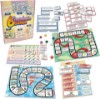صورة Junior Learning 6 Comprehension Games, Educational Learning Board | Value set with 2 board games, matching activities, 18 puzzles, and self-correcting elements for teaching reading skills