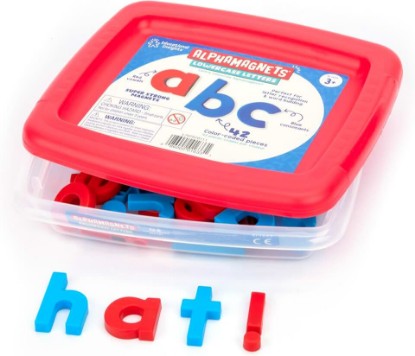 Picture of Educational Insights Color-Coded Lowercase AlphaMagnets - ABC Magnets for Kids Ages 3-5, Toddler Alphabet Learning Toys, School Supplies, Preschool Classroom Essentials, Magnetic Letters for Fridge