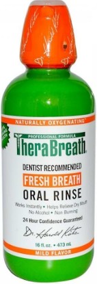 Picture of TheraBreath Fresh Breath Oral Rinse, Mild Flavor 16 fl oz (Pack of 3)