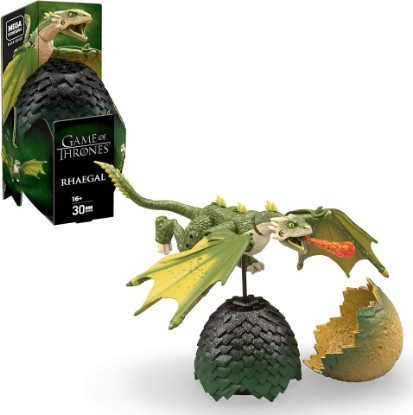 Picture of Mega Construx Game of Thrones Rhaegal Construction Set with Character Figures, Building Toys for Collectors (30 Pieces)