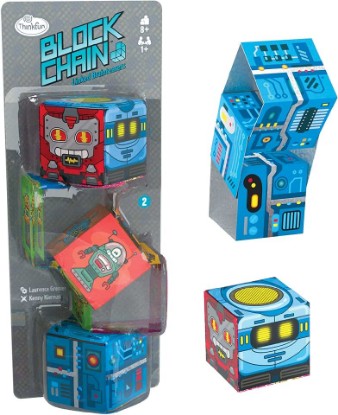 Picture of ThinkFun Blockchain (Robots) STEM Toy and Logic Game for Boys and Girls Age 8 and Up – The Addictive Brainteaser Puzzle