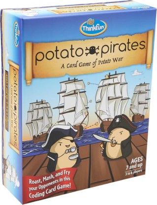 Picture of Think Fun Potato Pirates Coding Card Game and STEM Toy for Boys and Girls Age 7 and Up - A Fun Card Game of Potato War