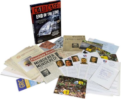 Picture of ThinkFun Cold Case: End of The Line - Exciting Murder Mystery Game | Promotes Deductive Reasoning & Critical Thinking | Ideal for Group Play or Solo Puzzle Solving | Suitable for Ages 14+