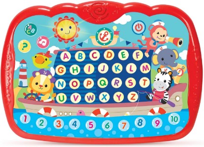 Picture of Learning Tablet for Toddlers 1-3 - Educational ABC Toy to Learn Alphabet, Number, Music & Words - Early Development Electronic Learning & Activity Game, Suitable for 1 2 3 Year Old Boys & Girls