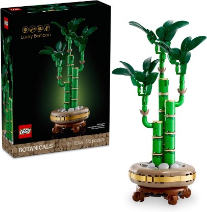 Picture of LEGO Botanicals Lucky Bamboo Building Set - Artificial Plant for Indoor Home Décor, Adults Ages 18+ - Gift for Birthdays for Him - Fake Plant Decoration for Table, Desk, Office - 10344