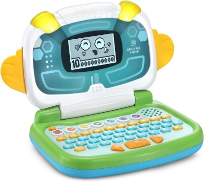 Picture of LeapFrog ABC and 123 Laptop for Preschoolers Ages 3-7 Years, Green