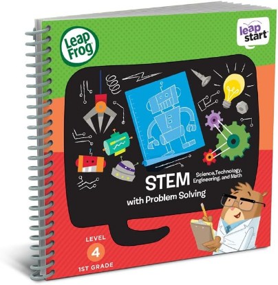 Picture of LeapFrog LeapStart 1st Grade Activity Book: STEM (Science, Technology, Engineering, Math) and Problem Solving