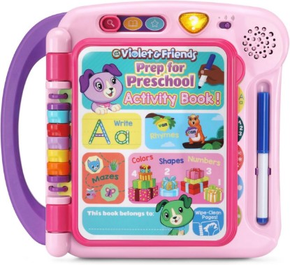 Picture of LeapFrog Violet and Friends Prep for Preschool Activity Book, Pink