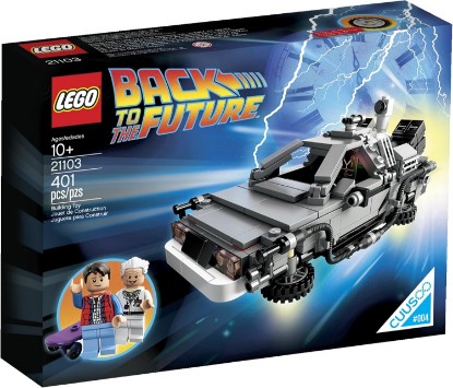 Picture of LEGO 21103 The Delorean Time Machine Building Set