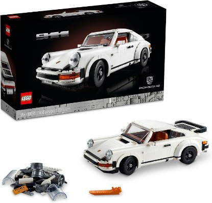 Picture of LEGO Icons Porsche 911 10295 Building Set, Collectible Turbo Targa, 2in1 Porsche Race Car Model Kit for Adults and Teens to Build, Gift Idea