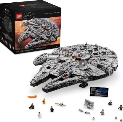Picture of LEGO Star Wars Millennium Falcon - Building Set for Adults, Ages 16+ - Gift for Birthday - Movie Collectible Model Kit - Display in Home or Office - 75192