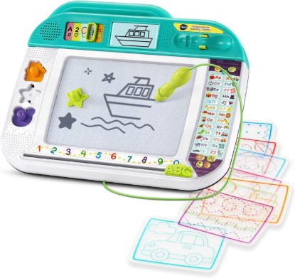 Picture of VTech Doodle and Draw Learning Center with Stencils and Stamps for Kids