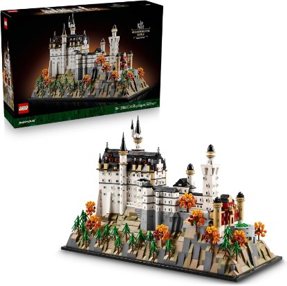 Picture of LEGO Architecture Neuschwanstein Castle Building Set - Collectible Bavarian Castle Model Kit for Arts & Crafts - Building Blocks for Adults, Ages 18+ - Gifts for Men and Women - 21063