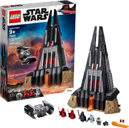 Picture of LEGO Star Wars Darth Vader's Castle 75251 Building Kit Includes TIE Fighter, Darth Vader Minifigures, Bacta Tank and More (1,060 Pieces) - (Amazon Exclusive)