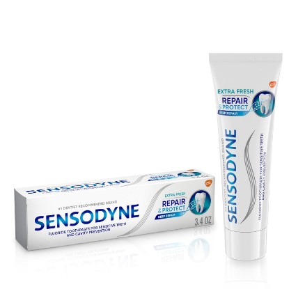 Picture of Sensodyne Repair and Protect Extra Fresh Toothpaste, Sensitive Toothpaste for Sensitive Teeth, 3.4 oz