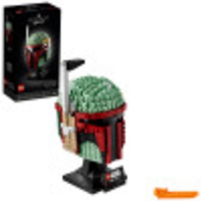 Picture of LEGO Star Wars Boba Fett Helmet 75277 Building Kit, Cool, Collectible Star Wars Character Building Set (625 Pieces), Multicolor
