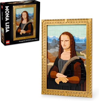 Picture of LEGO Art Mona Lisa Building Set - Leonardo da Vinci wall Display, Ages 18+ - DIY Crafts for Men, Women - Great for Puzzle Lovers - Birthday Gift idea - Includes Detachable Frame - 31213