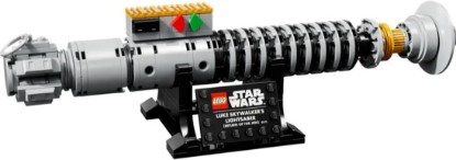 Picture of LEGO Star Wars Luke Skywalker's Lightsaber, Return of The Jedi Collectible Model Set 40730, 145 Pieces, Display Stand, Ages 18+