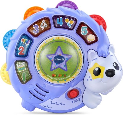 Picture of VTech Zoo Jamz Hedgehog Tambourine with Instruments and Games