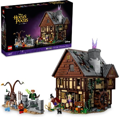 Picture of LEGO Ideas Hocus Pocus The Sanderson Sister's Cottage - Building Set for Adults, Men & Women, Age 18+ - Unique Gift for Fans W/Sister Minifigures - 21341