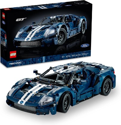 Picture of LEGO Technic 2022 Ford GT Building Set for Adults - Collectible Kit W/Authentic Features, Ages 18+ - 1:12 Scale - Gifts for Men & Women - Display as Bedroom or Home Decor - 42154