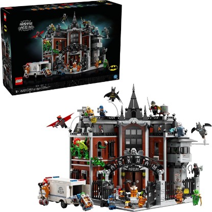 Picture of LEGO DC Batman Arkham Asylum Building Set for Adults - Home Decor for Bedroom, Office, or Book Shelf - Collectible for Comic Book & Movie Fans, Ages 18+ - Gift Idea for Birthdays - 76300